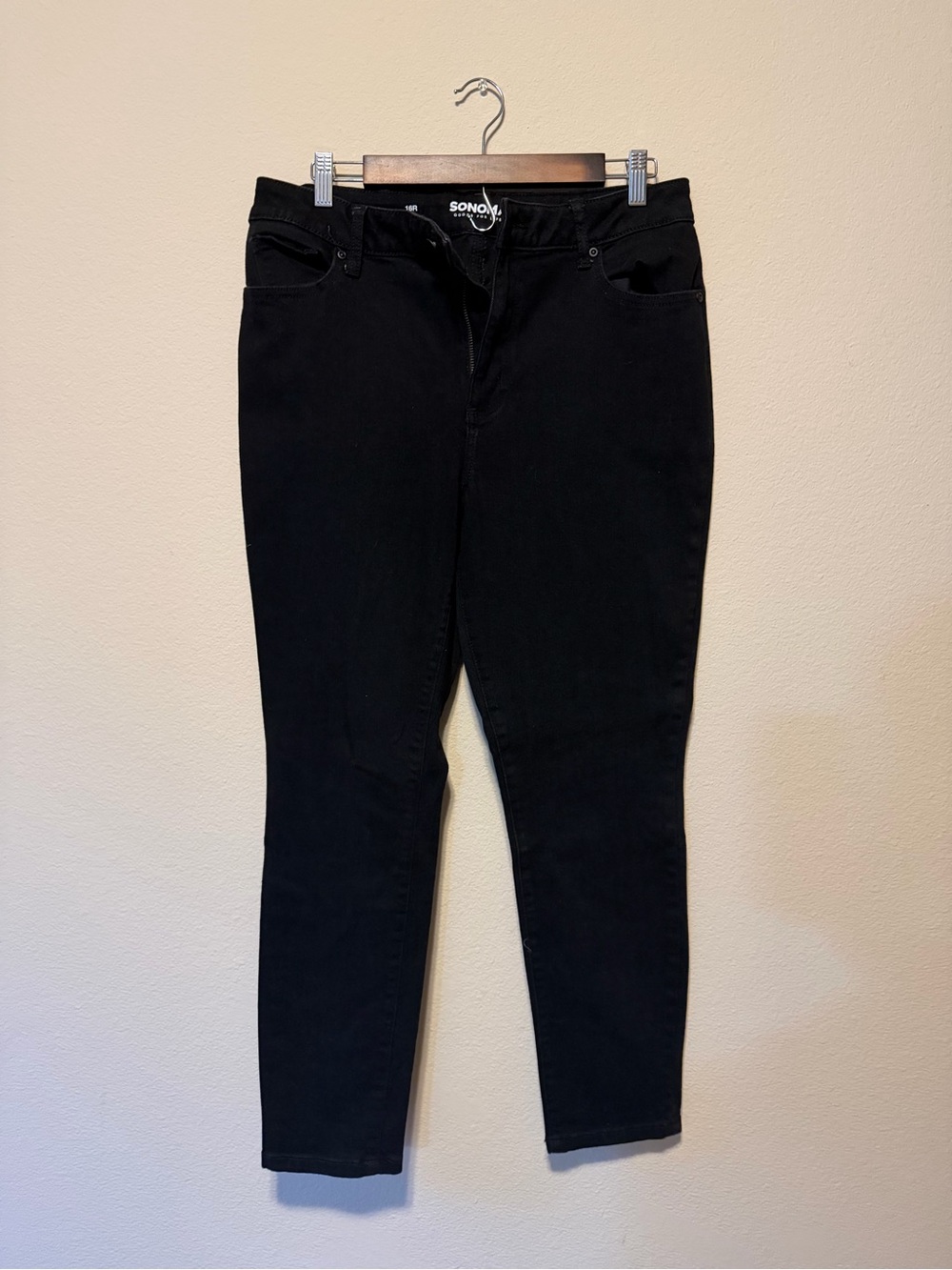 Sonoma Black Slim High-Rise Skinny Jeans